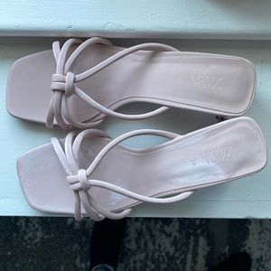 Light pink Zara heels. Size 39.